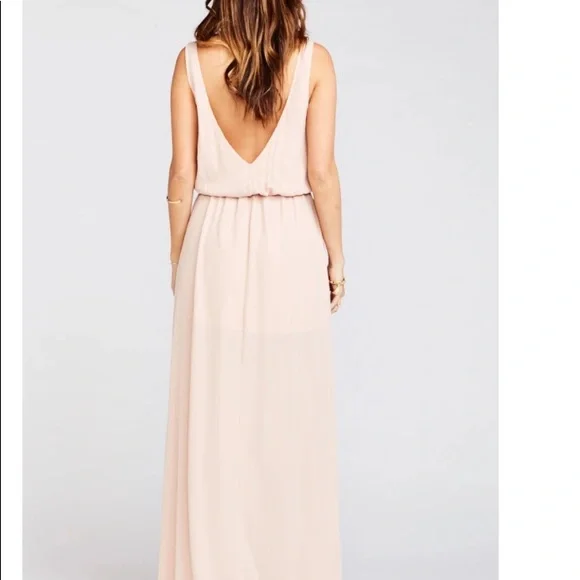 SHOW ME YOUR MUMU Kendal Maxi Dress L Dusty blush - Picture 4 of 14